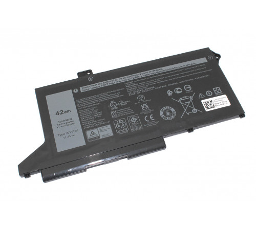 Аккумуляторная батарея для ноутбука Dell Latitude 5520, Latitude 5420 (WY9DX) 11.4V 3680mAh