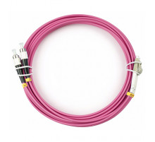 Cabeus FOP-50-OM4-LC-FC-5m Шнур оптический duplex LC-FC 50/125 mm OM4 5м LSZH