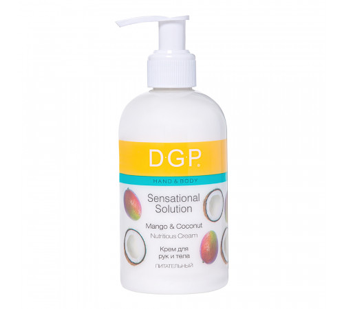 Domix Green Professional Крем для рук и тела питательный / Mango & Coconut, 260 мл