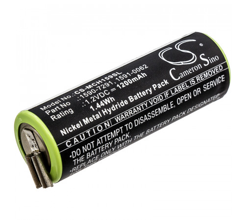 Аккумулятор CS-MCH159SL для Moser ChroMini 1591 1200mAh, 1.2V, Ni-MH