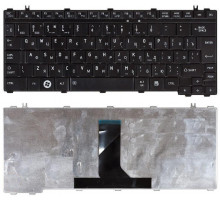 Клавиатура для ноутбука Toshiba U500 черная глянцевая