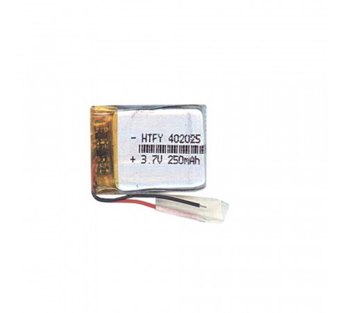 Аккумулятор Li-Pol (батарея) 4*20*25мм 2pin 3.7V/250mAh