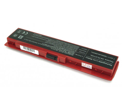 Аккумуляторная батарея для ноутбука Samsung N310 N315 NC310 X118 (AA-PB0TC4B) 6600mAh OEM красная