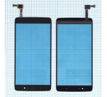 Сенсорное стекло (тачскрин) для Alcatel One Touch Idol 4 6055K черное