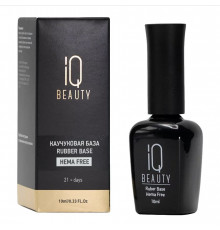 IQ Beauty Каучуковое базовое покрытие для гель-лака / Rubber Base Hema Free, 10 мл