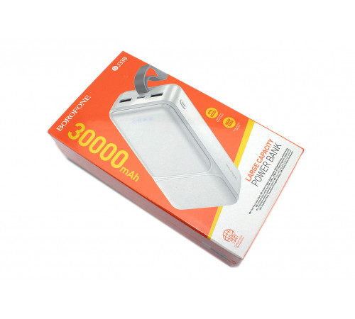 Внешний аккумулятор Powerbank Borofone BJ33B Creed 30000mAh, белый