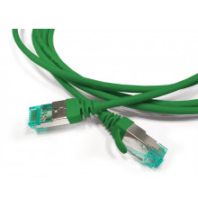 PC-LPT-SFTP-RJ45-RJ45-C6a-1.5M-LSZH-GN Патч-корд S/FTP, экранированный, категория 6a (100% Fluke Component Tested), 30AWG, LSZH, 1.5 м, зеленый Hyperl