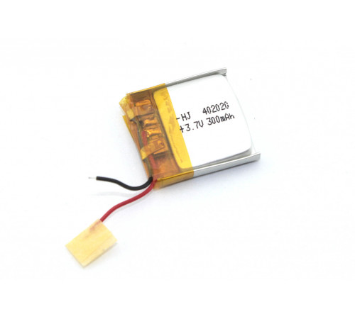 Аккумулятор Li-Pol (батарея) 4*20*20мм 2pin 3.7V/300mAh