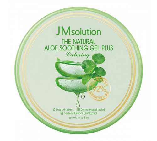 JMsolution Успокаивающий гель для лица и тела с алоэ и центеллой / The Natural Aloe Soothing Gel Plus Calming, 300 мл