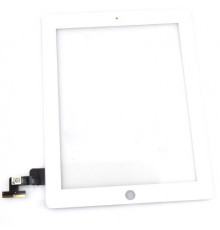 Сенсорное стекло (тачскрин) для iPad 2 (A1395, A1396, A1397) белое