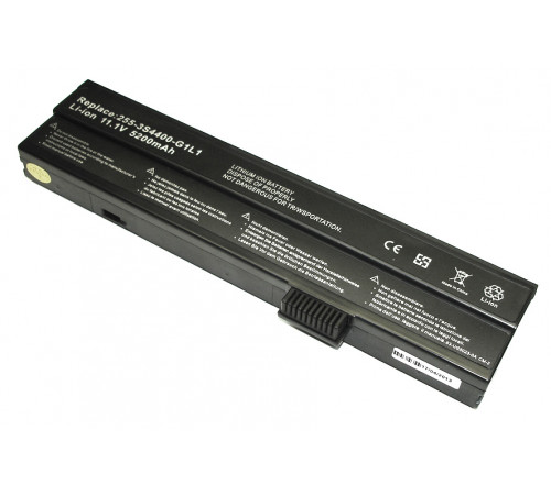 Аккумуляторная батарея для ноутбука Packard Bell Easy Note D5 (255-3S4400-G1L1) 5200mah OEM черная