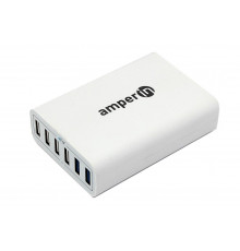 Блок питания (сетевой адаптер) Amperin Quick Charge 6-port QC 3.0 USB (YDS-TC060-4-2-0) white