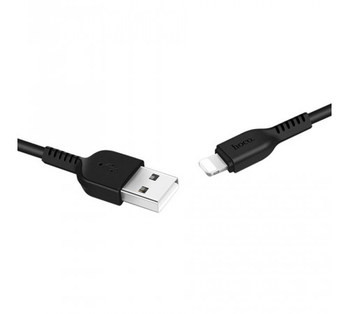 Кабель USB HOCO X20 Flash, USB - Lightning, 2А, 1м, черный