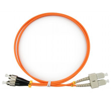 Патч-корд оптический TopLan, дуплексный, FC/PC-SC/PC, MM 50/125 (OM2), 7 м, LSZH