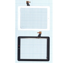 Сенсорное стекло (тачскрин) Explay M2 3G / Explay D8.2 3G (080209-01A-V1) белое