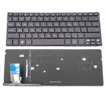 Клавиатура для ноутбука Asus UX330C, UX330CA черная, с подсветкой