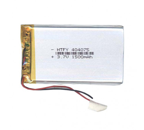 Аккумулятор Li-Pol (батарея) 4*40*75мм 2pin 3.7V/1500mAh