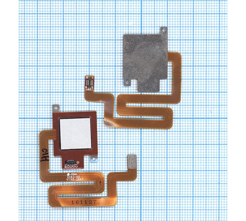 Шлейф со сканером отпечатка пальца для Xiaomi Redmi 4 белый