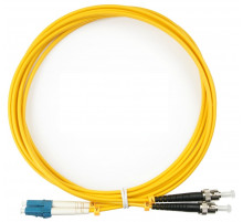 Патч-корд оптический TopLan, дуплексный, LC/UPC-ST/UPC, 657A1, 120 м, LSZH