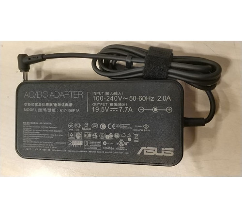 Блок питания Asus 5.5x2.5мм, 150W (19.5V, 7.7A) без сетевого кабеля, ORG (slim type)