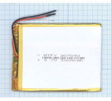 Аккумулятор Li-Pol (батарея) 3*70*90мм 3pin 3.7V/3000mAh