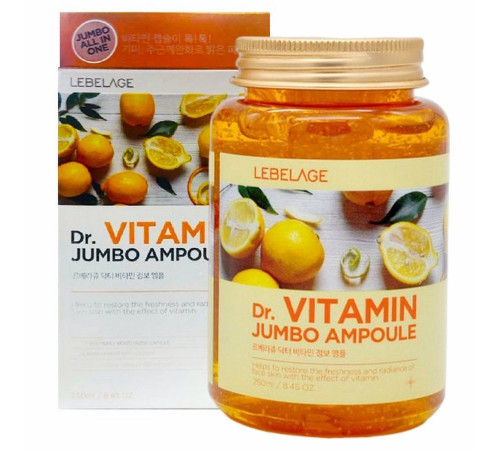 Lebelage Ампульная сыворотка с витаминами / Dr. Vitamin Jumbo Ampoule, 250 мл