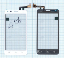 Сенсорное стекло (тачскрин) для Fly IQ456 ERA Life 2 белое