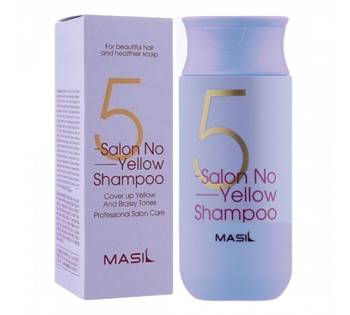 Masil Шампунь для нейтрализации желтизны волос / 5 Salon No Yellow Shampoo, 150 мл