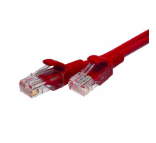 Патч-корд SUPRLAN U/UTP Cat.5e 4x2 26AWG (7x0.16mm) Cu LSZH красный 1м
