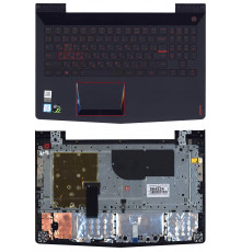 Клавиатура для ноутбука Lenovo Legion Y520 Y520-15IKB черная топ-панель