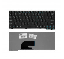 Клавиатура для ноутбука Acer Aspire One 531, A110, A150, D150, ZG5 Series. Плоский Enter. Черная без рамки. PN: 9J.N9482.00R.