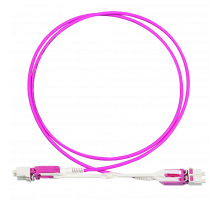 Патч-корд оптический LANMASTER, дуплексный, Uniboot Push-pull, LC/PC-LC/PC, OM4, LSZH, 2 мм, 2.0 м LAN-2LU-2LU/OM4/SL-2.0