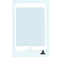 Сенсорное стекло (тачскрин) Ipad mini 3 (retina) no IC (A1599, A1600) белое OEM