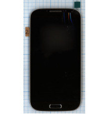 Дисплей для Samsung Galaxy S4 GT-I9500 черный с рамкой