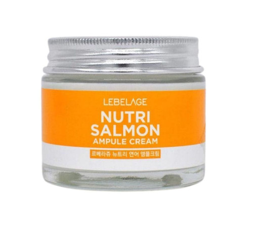 Lebelage Питательный ампульный крем с маслом лосося / Nutri Salmon Ampoule Cream, 70 мл