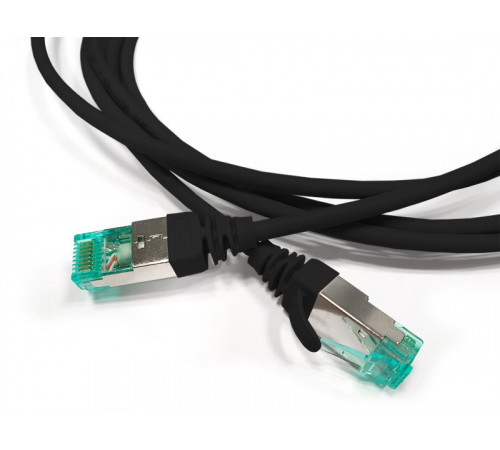 PC-LPT-SFTP-RJ45-RJ45-C6a-5M-LSZH-BK Патч-корд S/FTP, экранированный, категория 6a (100% Fluke Component Tested), 30AWG, LSZH, 5 м, черный Hyperline