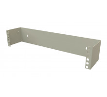BW19-2U-110F-RAL7035 Кронштейн настенный для 19'; оборудования, высота 2U, глубина 110 мм, фиксированный, цвет серый (RAL 7035) Hyperline