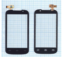 Сенсорное стекло (тачскрин) для Prestigio MultiPhone 3400 DUO черное