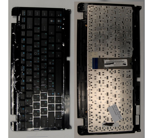 Клавиатура для ноутбука Asus EeePC 1215, 1225, 1225B, 1225C черная, с рамкой