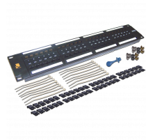 Патч-панель 19", 48 портов RJ-45, категория 5e, UTP, 2U, LANMASTER LAN-PPL48U5E