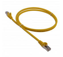 Патч-корд RJ45 - RJ45, 4 пары, FTP, категория 5е, 2 м, желтый, LSZH, LANMASTER LAN-PC45/S5E-2.0-YL