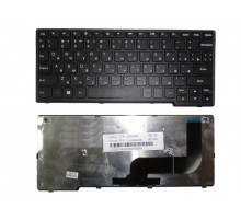 Клавиатура для ноутбука Lenovo IdeaPad Yoga 11S, S210, S215, S20-30, Flex 10 черная, рамка черная