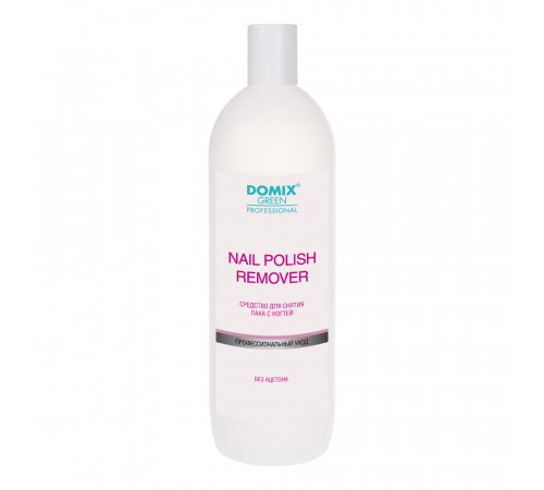 Domix Green Professional Средство для снятия лака с ногтей без ацетона / Nail Polish Remover non acetone, 1000 мл