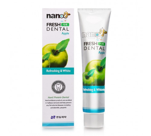 Hanil Зубная паста с экстрактом яблока отбеливающая / Nano Fresh Dental Apple, 160 г