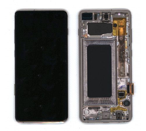 Дисплей для Samsung Galaxy S10 Plus G975F в сборе с тачскрином ServicePack white ceramic GH82-18849J Дисплей для Samsung Galaxy S10 Plus G975F в сборе с тачскрином ServicePack white ceramic GH82-18849J