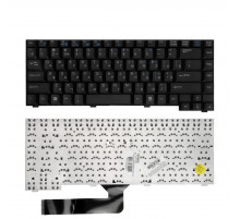 Клавиатура для ноутбука Fujitsu Amilo 1536, A1667 Series. Плоский Enter. Черная, без рамки. PN: MP-02686003347D.