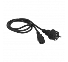 Шнур питания C13-Schuko, 3х0.75, 220В, 10А, черный, 0.5 метра LAN-PPC-10A-0.5 LAN-PP13/SH-0.5-BK