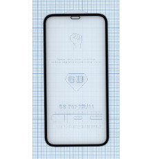 Защитное стекло 5D для Apple iPhone 11 черное