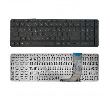 Клавиатура для ноутбука HP Envy 15-j000, 17-j000 Series. Плоский Enter. Черная, с рамкой. PN: 720244-251, NSK-CN4BV.