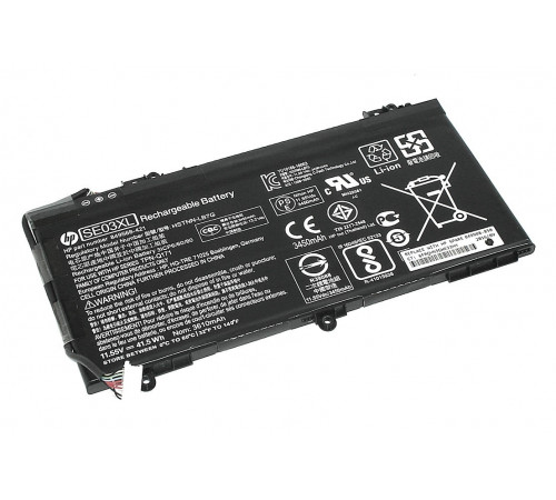 Аккумулятор для HP Pavilion 14-AL, (SE03XL, HSTNN-LB7G), 41.5Wh 3450mAh, 11.55V